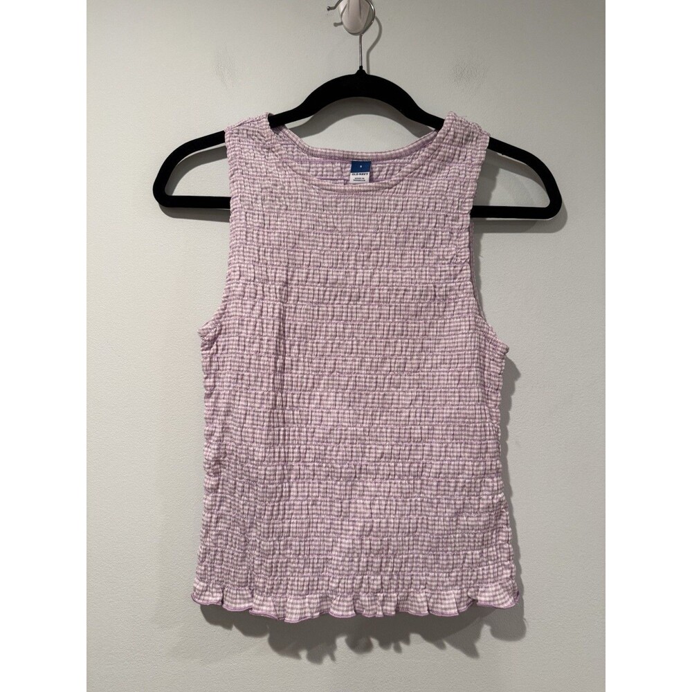 NEW Old Navy Smocked Top Women Small Cottage Prairie Vacation Travel Lightweight